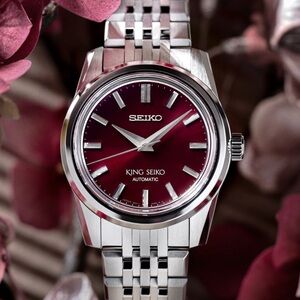 Seiko SPB287 King Seiko Burgundy/ Red Special Edition Automatic Watch $ 2150.00